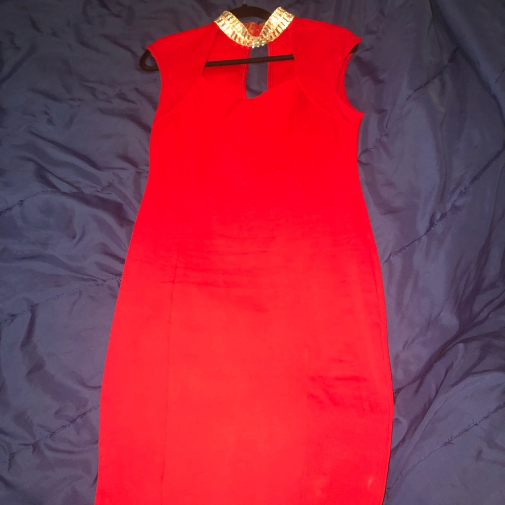 Red dress